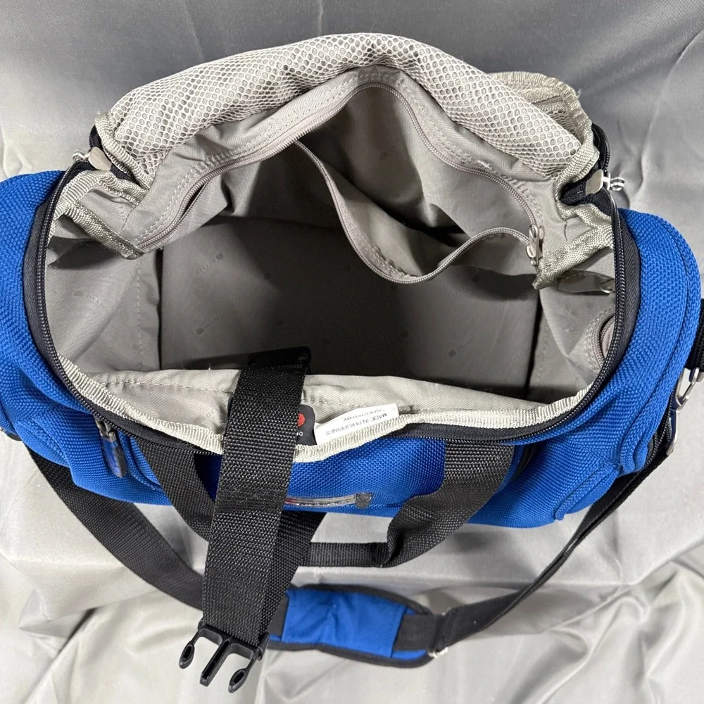 DELSEY Blue Travel Duffel Bag Carry On Shoulder Strap Luggage‎ Weekender